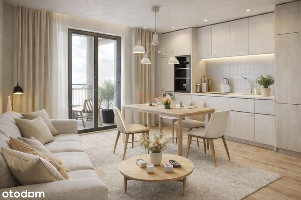Nowe 2 pokoje z balkonem | 45,46 m² | 1 piętro | Nowa inwestycja