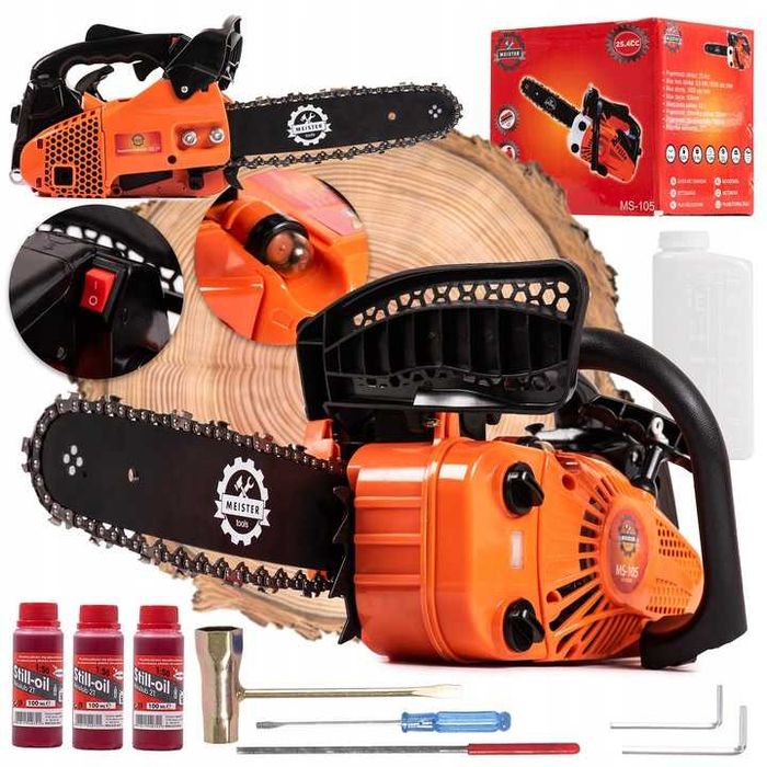 Piła spalinowa Meister - gałęziówka 3,9 kM - NOWA - gwarancja