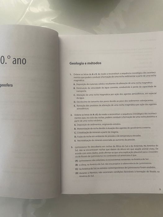Livro Biologia e Geologia