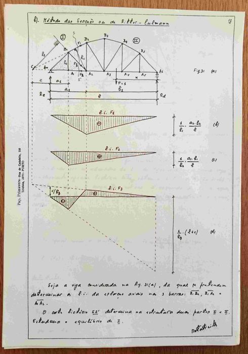 Engenharia civil - apontamentos Engº Mota Freitas - Estruturas isostáticas