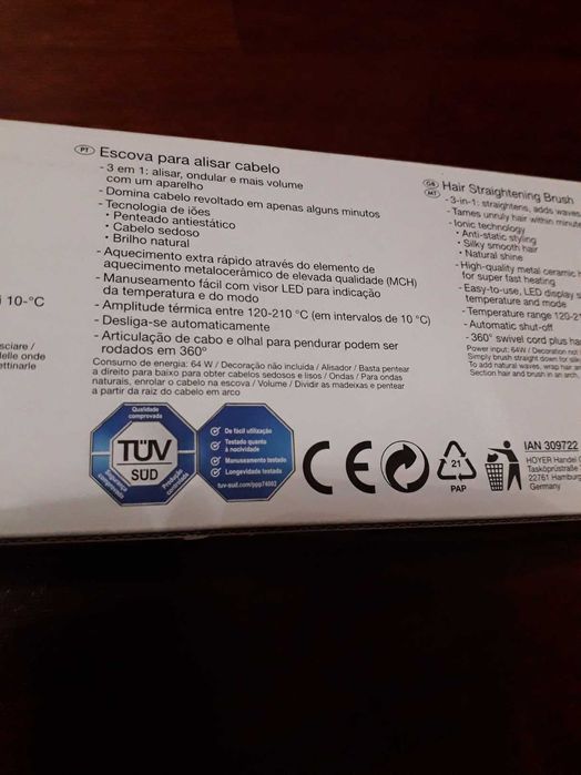 Escova alisadora SilverCrest