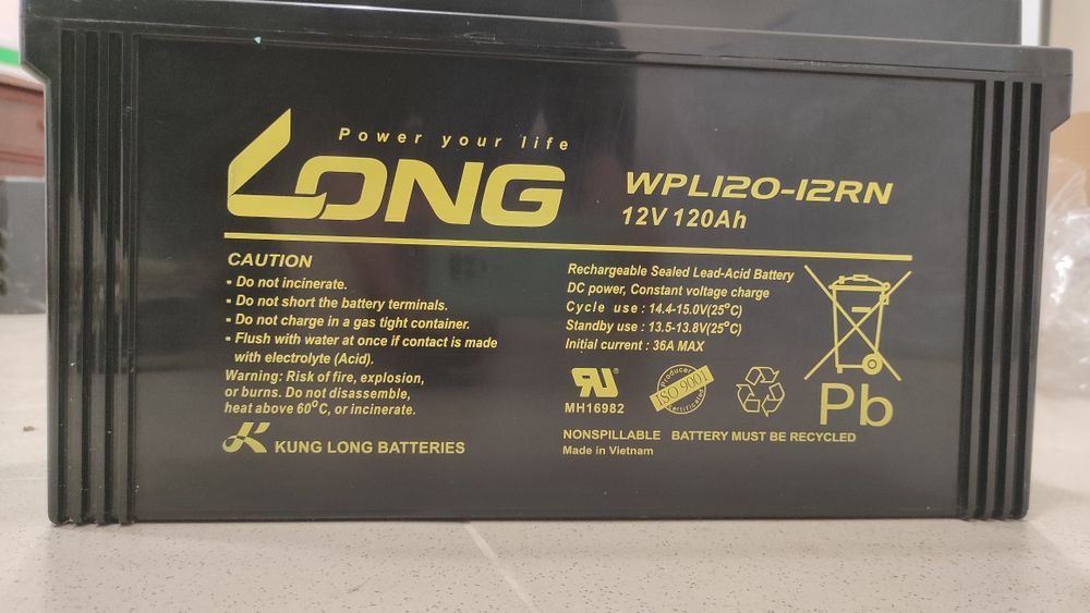 Акумулятор Kung Long WPL120-12RN