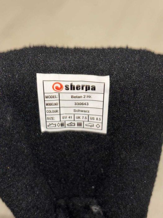Черевики Sherpa Betan II 41 розмір - оригінал, нові, чорні