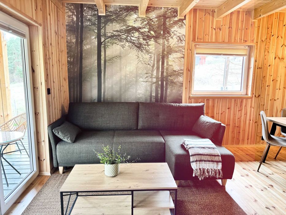 Wynajmę domek nad jeziorem z balią i kominkiem