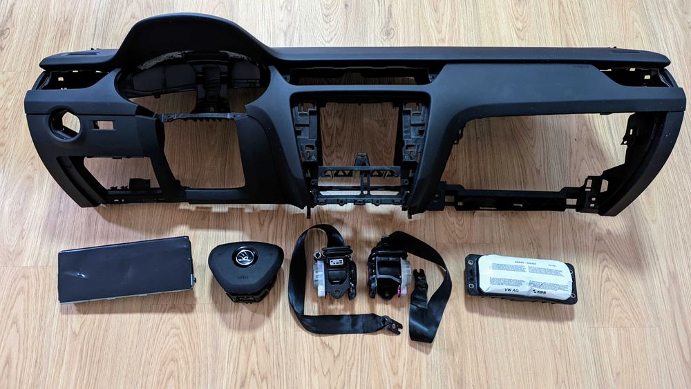 Conjunto Kit Airbags Tablier Skoda Octavia 3 2014/2020 Original