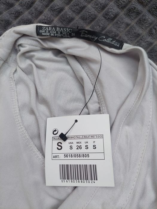 Efektowna sukienka Zara S, odkryte plecy