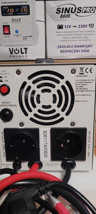 Інвертор, ДБЖ VOLT Polska SINUS PRO 800E 12/230V  500/800W