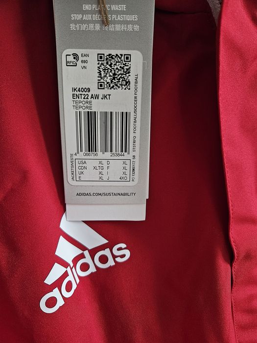 NOWA kurtka Adidas r. XL przeciwdeszczowa męska
