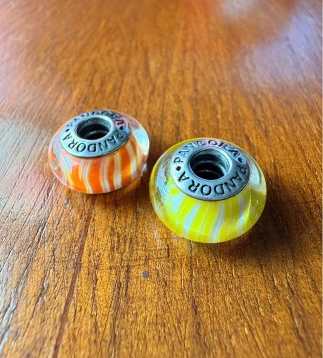Contas Pandora Murano Originais – Como Novas