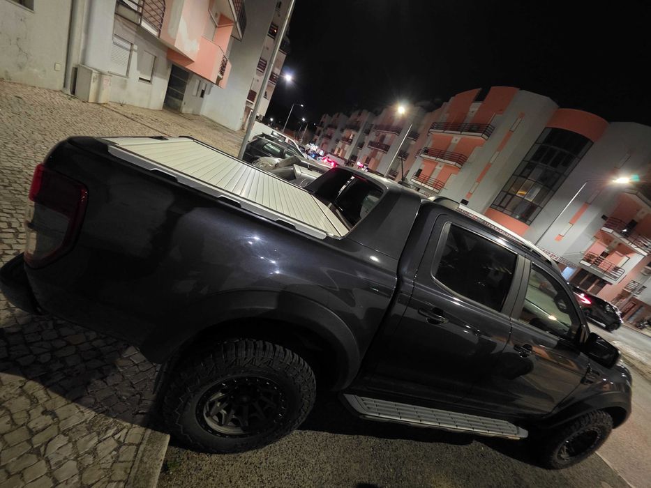 Persiana Mountain Top Roll Ford Ranger 2012-2022 Cabine Dupla + Roll Bar Wildtrak