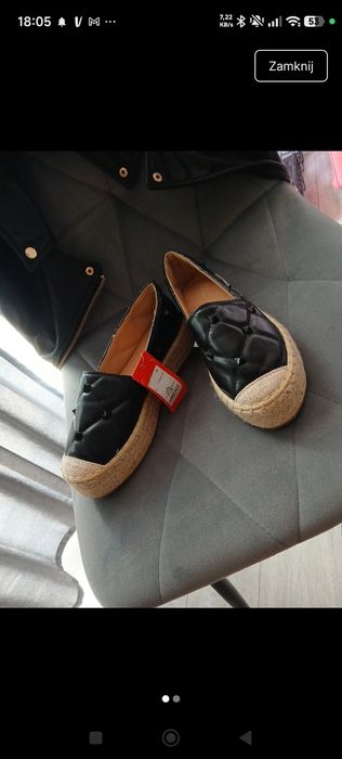 Espadryle DeeZee 39 stan idealny