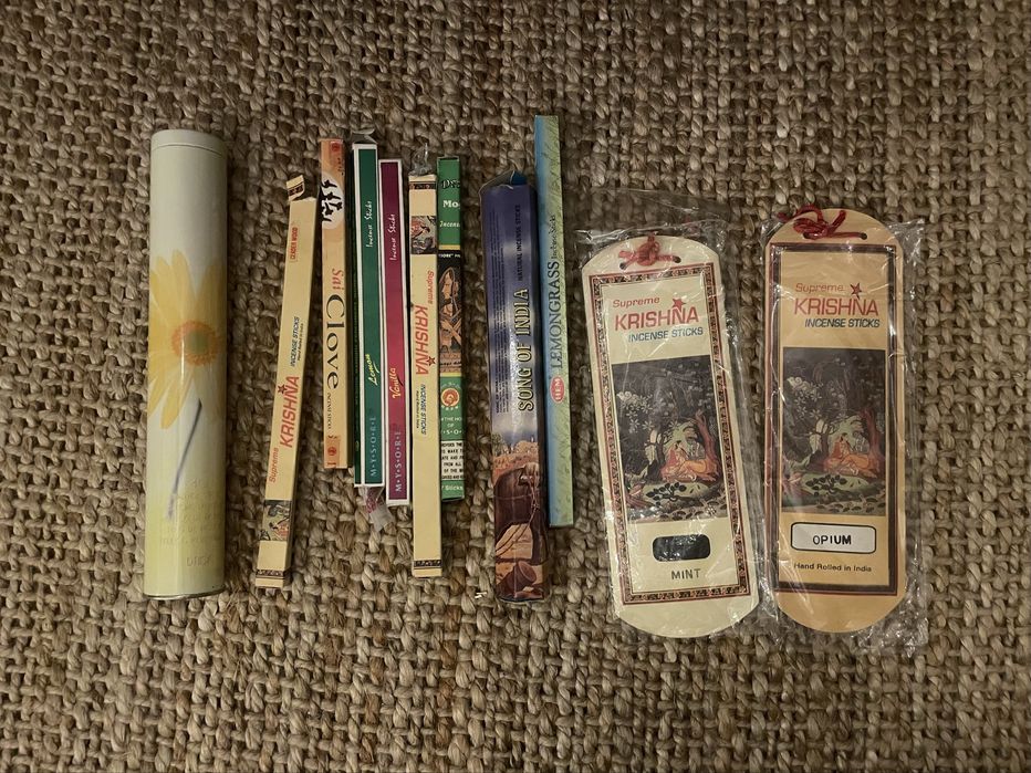 Zestaw kadzideł różnych Vintage