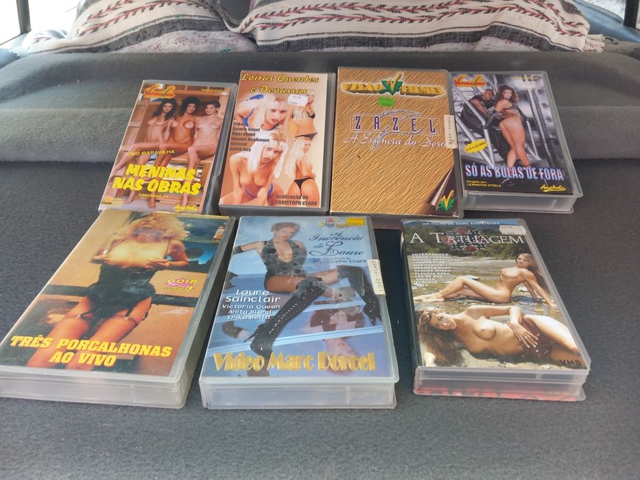 Cassetes Adultos Originais V.H.S