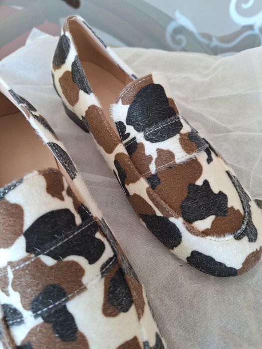 Sapatos de senhora malhados