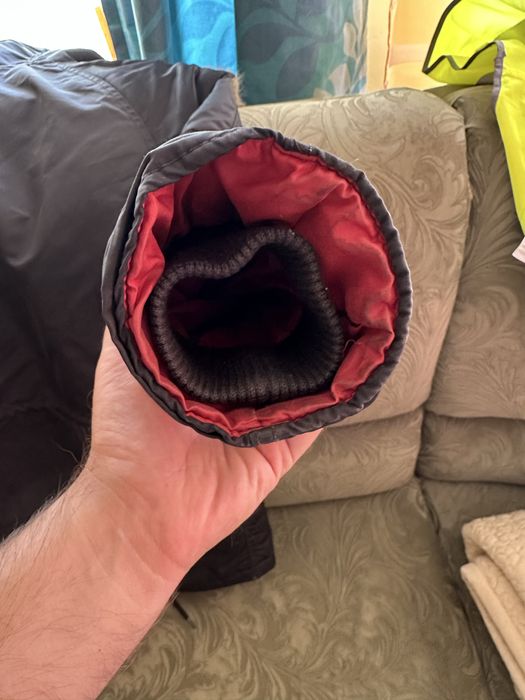 Чоловіча зимова куртка S розмір Alaska Slim Fit N-3B чорного кольору