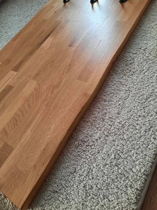 Dębowy wieszak, półka