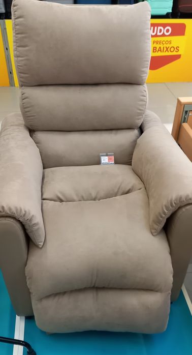 Poltrona Cosy Up 1 motor microfibra taupe.
Poltrona Cosy Up 2 motore