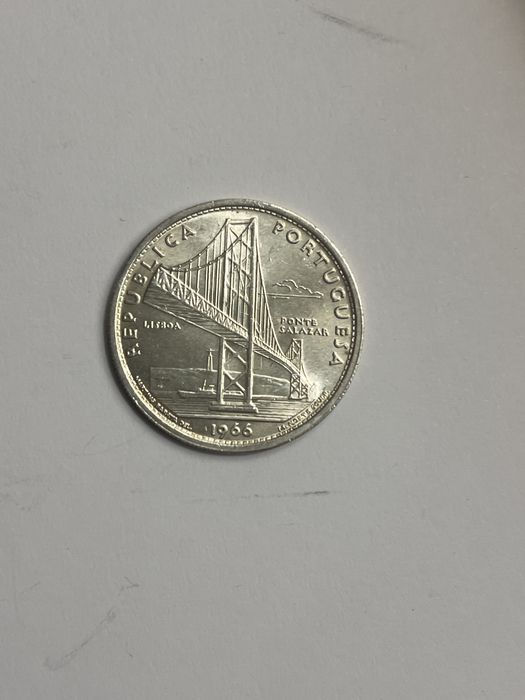 Moedas antigas de prata Portugal – 20 Escudos (1966)