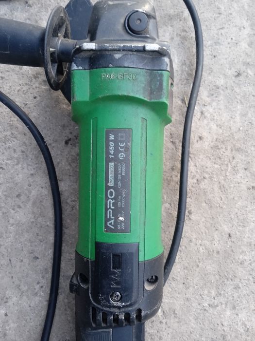 Болгарка АPRO 1450W На запчасті
