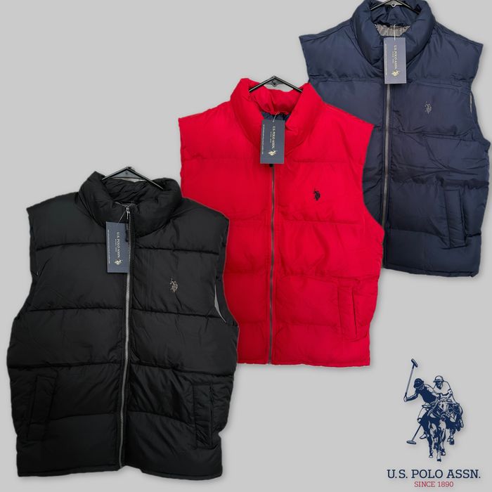 Чоловіча чорна синя жилетка U.S. Polo Assn ОРИГІНАЛ