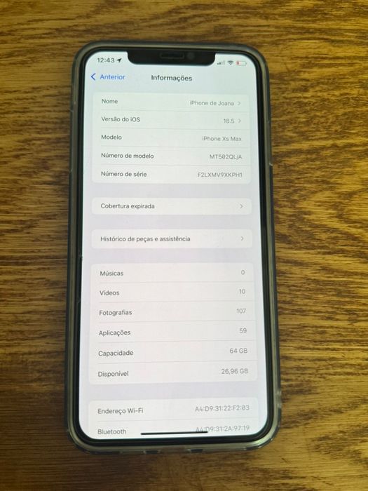 iPhone XS Max Smartphone64354149394691124
