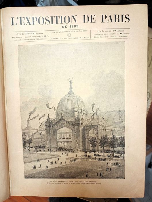 Coleção Completa L´Exposition de Paris 1889