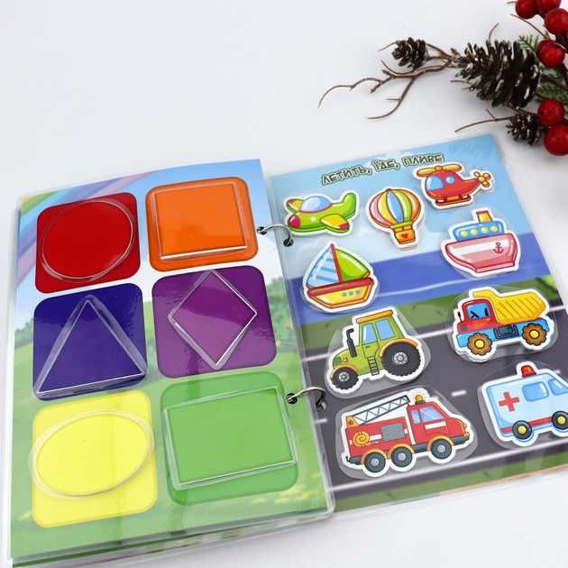 перша книга малюка на липучках