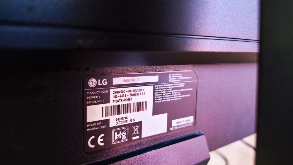 Monitor gamingowy 144Hz LG 24GM79G