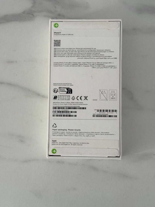 **iPhone 17 Black 256 GB | Новий, запечатаний**