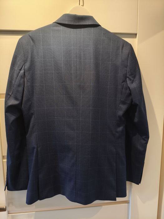 Garnitur Slim 176/104 Granatowy super stan