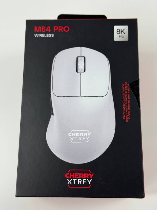 Bezprzewodowa mysz Cherry Xtrfy M64 Pro Wireless White