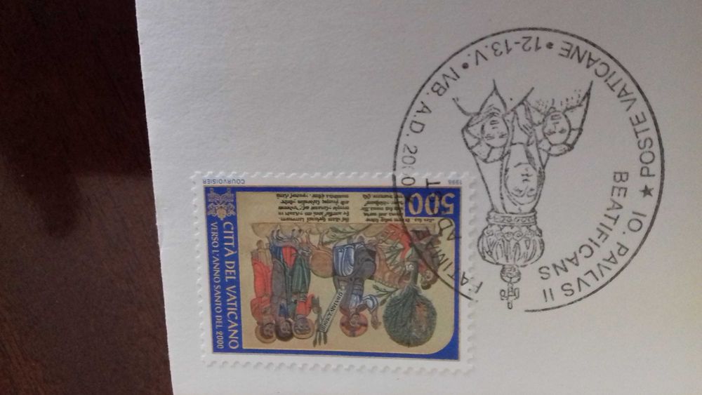 Envelope Selado Cidade Vaticano