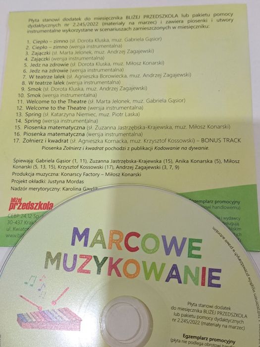 Płyty z piosenkami