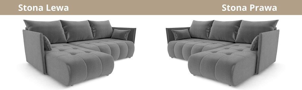 NOWOŚĆ !!! Narożnik Chicago L rozkładany z poduszkami