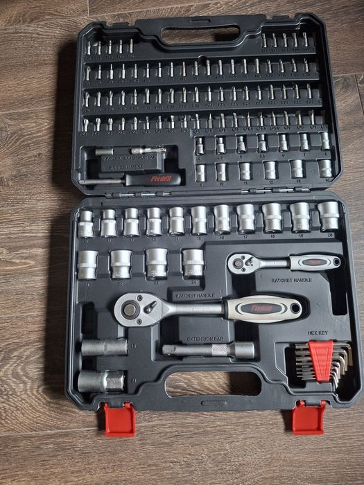 Zestaw kluczy nasadowych Fixdrill
