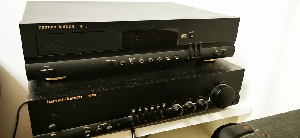 Wzmacniacz harmankardon hk650 cd hd710 kolumny rubicon