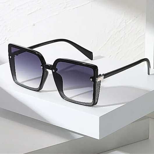 Damskie  kwadratowe okulary przeciwsłoneczne/Uv400/GRATIS Torebka