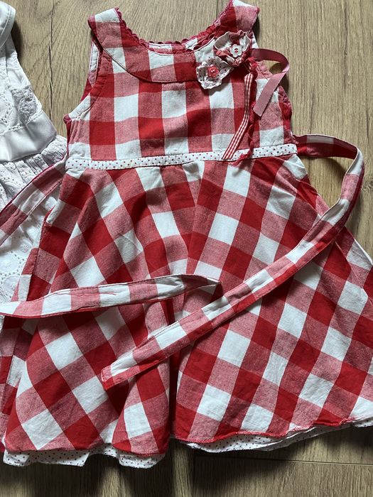 Zestaw dwóch sukienek rozm 80