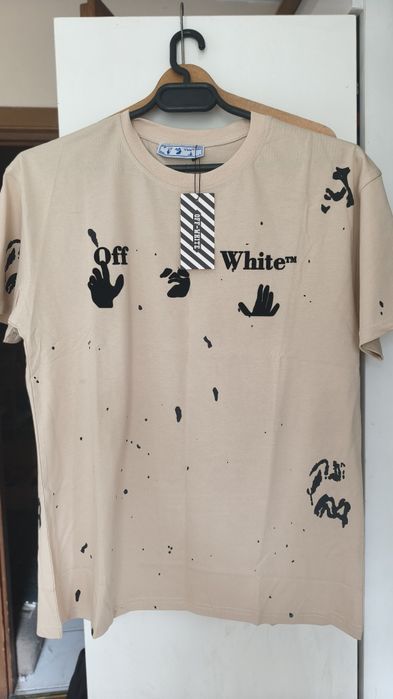 Koszulka off white rozmiar L