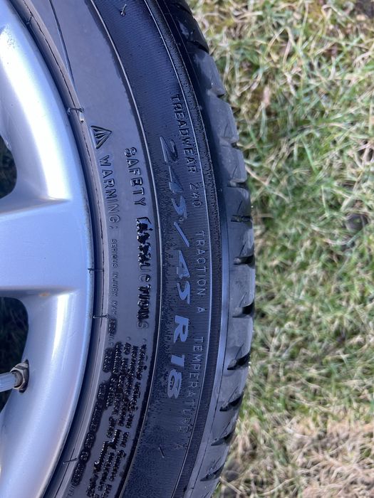 Felgi BMW F11/F10 z oponami Michellin Primacy 3 245/45/18