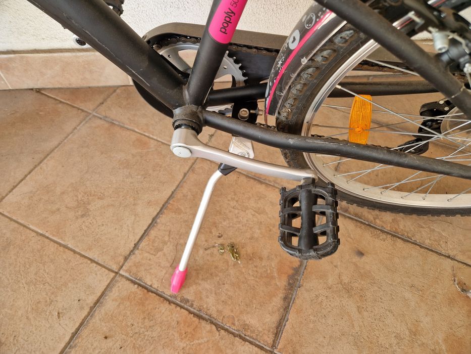 Bicicleta criança 9-12 anos (rosa e preta)