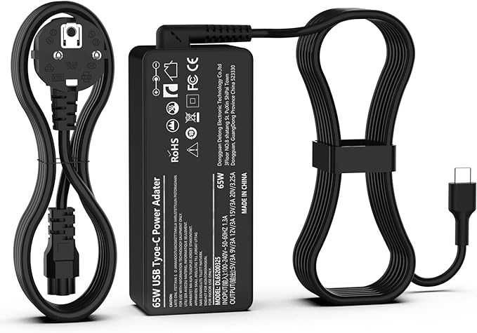 зарядка для ноутбука Універсальний зарядний пристрій Type-C 65Вт