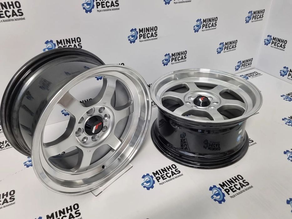 Jantes Japan Racing (JR12) em 15 Hyper Silver