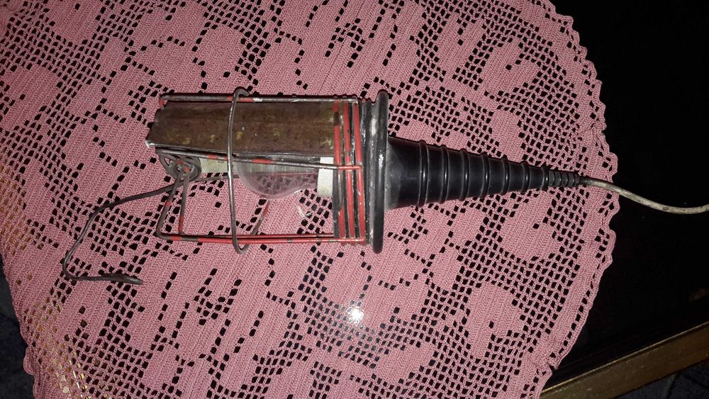 Lampa przemysłowa Retro z PRL, zabytkowa,loft industrial