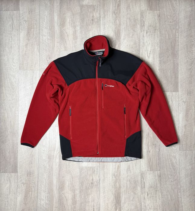 Флиска Berghaus Extreme размер S оригинал спортивная кофта треккинговая флисовая красная tnf