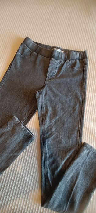 Leggings ganga cinza. Menina 10 Anos
