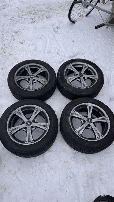 Komplet kół 16 ( vw audi skoda ) 5x112 opony zimowe