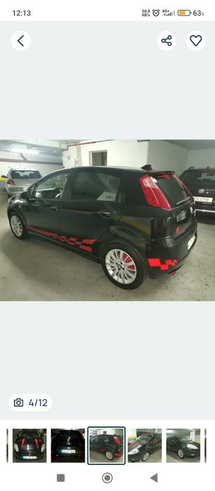 Grand Punto 1.2 Look Abarth sport edition, estimado, carro de garagem