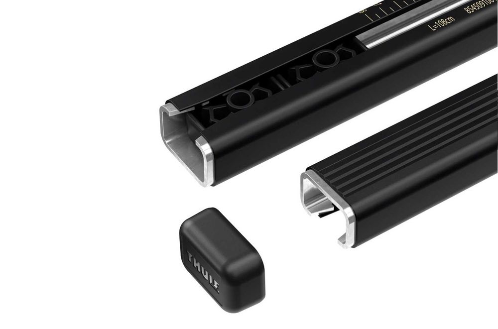 Thule SquareBar Evo belki stalowe 118cm, komponent bagażnika dachowego