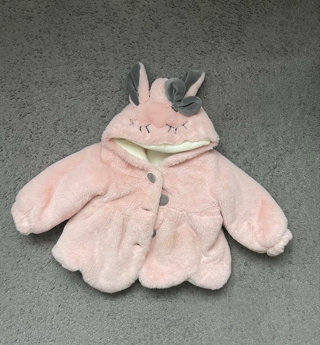 Тепла шубка на дівчинку 3-6 місяців